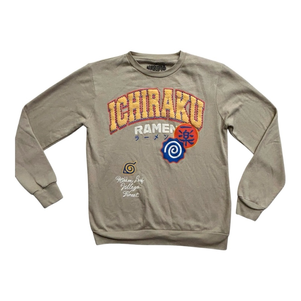 HARD TO FIND!!! Naruto Ichiraku Ramen Beige Sweater!! Size Medium!!!
